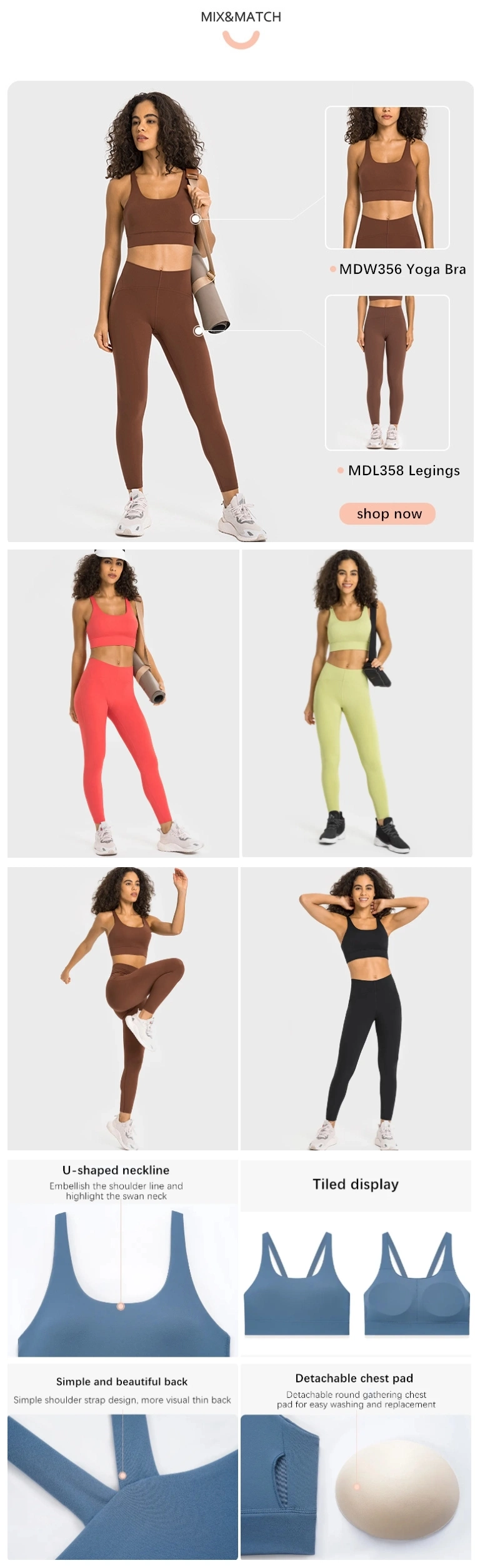 Xsunwing Wholesale Sweat Suits New Gym Workout Vest Yoga Fitness Underwear Running Yoga Sports Bra Gym Wear