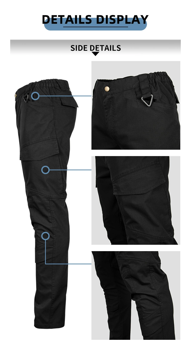 Men&prime;s and Women&prime;s Sports Trousers Outdoor Tactical Pants Waterproof and Wear-Resistant