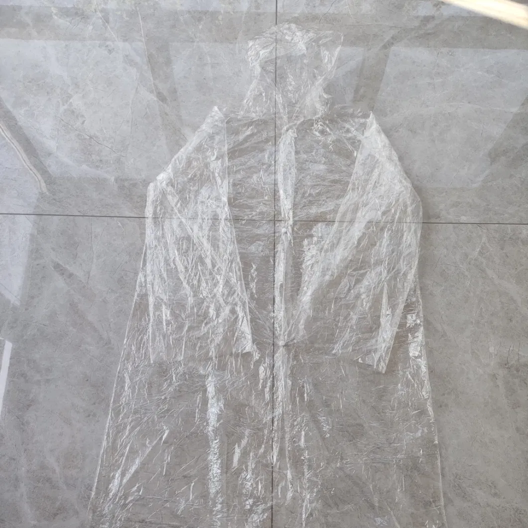 Transparent Plastic Raincoats Clear Rainwear