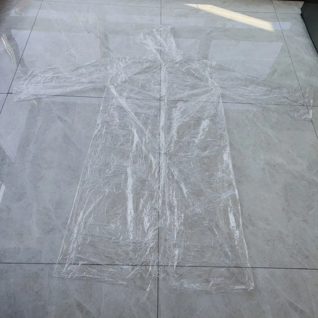 Transparent Plastic Raincoats Clear Rainwear