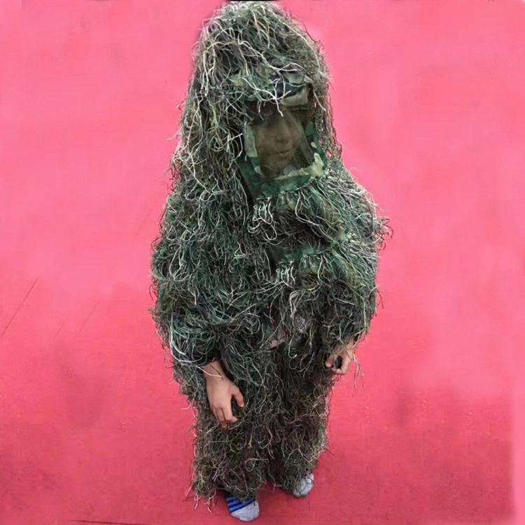 Costume Jungle Wool Costume Green Burr Hunting Wear